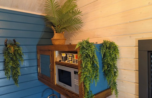 Moreton Cabin | Rural cosy cabin with log burner on the lowlands of the famous Malvern Hills.