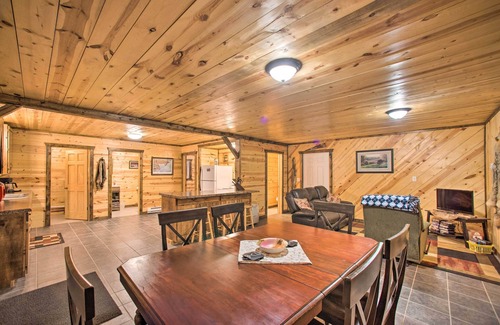 Putnam County Cabin | Rural Powersville Retreat w/Lake Access & Porch!