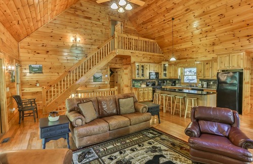Ellijay Cabin | Rushing River Lodge - Fish, Tubing, Dog Friendly