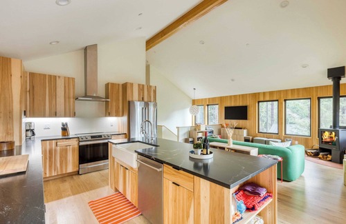 Arch Cape Cottage | Rustic Arch Cape Getaway w/Vibrant Interior Walk to the Beach Cape Wonder