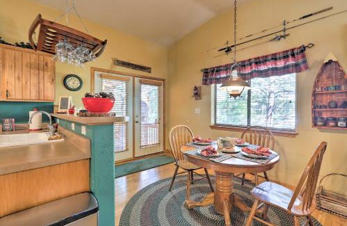 Ponderosa Trails House | Rustic Cabin with Deck about 4 Mi to Old Town Flagstaff!