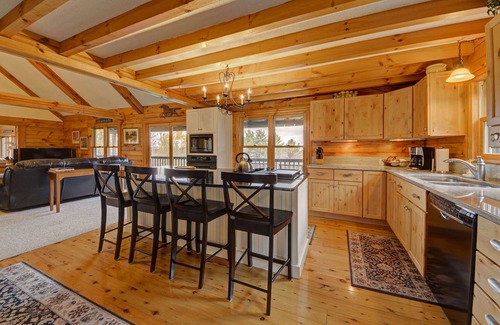 Littleton House | Rustic Elegance Log Home