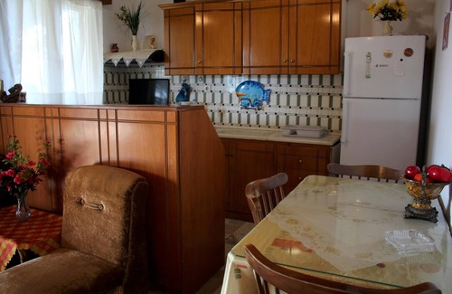 Skafidia House | Rustic holiday house directly at the beach, garden, terrace | Ilia, Peloponnese