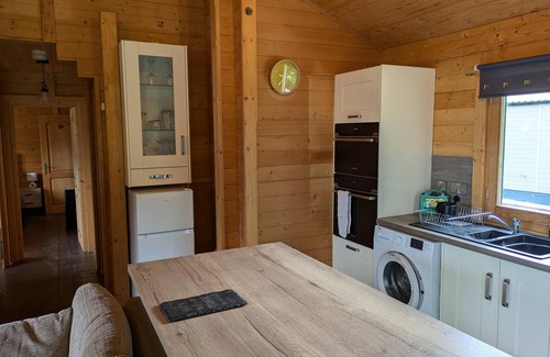 Newcastleton Cabin | Rustic Lodge Retreat at Riverview Holiday Park
