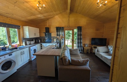 Newcastleton Cabin | Rustic Lodge Retreat at Riverview Holiday Park