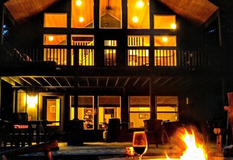 Ronald Villa | Rustic Luxury! Upgraded Custom Chalet is Private yet close in. Dogs welcome!