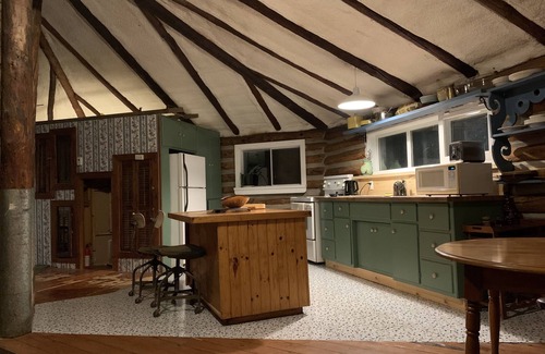Tweed Cabin | Rustic one of a kind log cabin on private 50 acres
