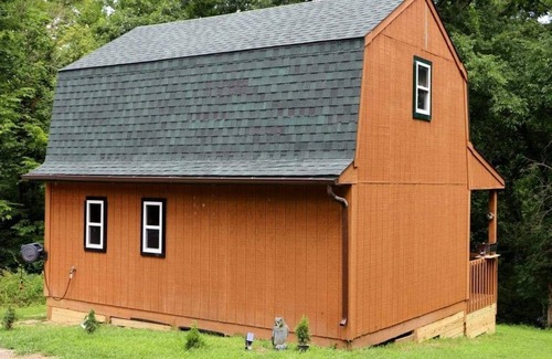 Jonesville Cabin | Rustic Private Cabin on 30 acres w/Loft/Firepit/Secluded/Trails