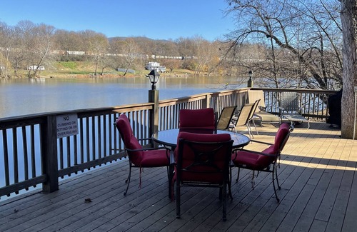 Elkton Cabin | Rustic Riverfront Getaway Directly On The River! You can't get any closer!