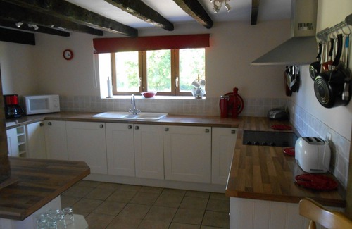 Chalandrey House | Rustic & spacious converted stone barn with heated pool & sun terrace