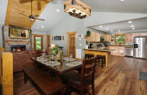 Wears Valley Cabin | Rustic Waters - NEW! Theater room - Private indoor pool
