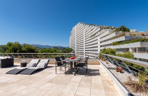 Villeneuve Loubet Beach Apartment | Séjour Luxe - Vue panoramique