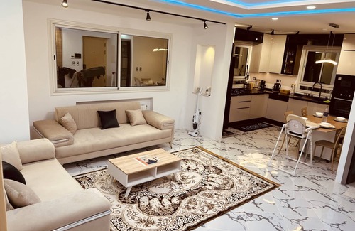 Dar Chaabane Al Fehri Apartment | S+2 Smart Home 5m drive to the Seaside with free street parking