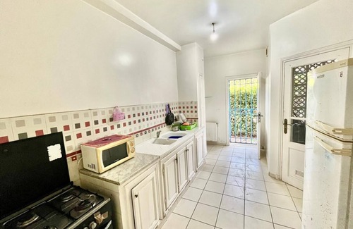 Hammamet Sud Apartment | S+3 in Hammamet with Private Garden – For Rent by Night or Week