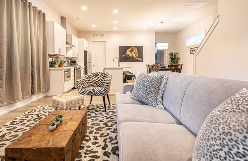 Sugar Creek House | Safari Inspired 4 Bedroom Home Across from Park!