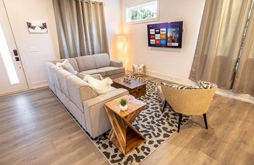 Sugar Creek House | Safari Inspired 4 Bedroom Home Across from Park!