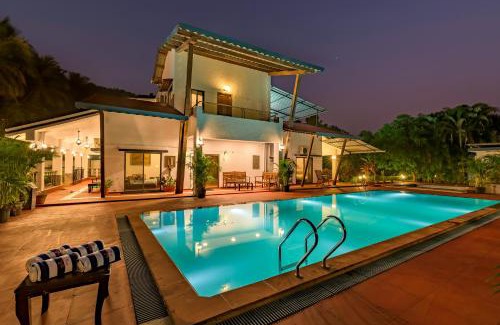 Wadgaon Villa | SaffronStays Adora Woods & Hills, Luxury Pool Villa in Murud