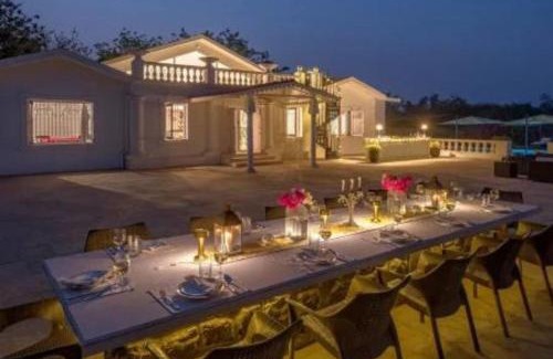 Alibaug Villa | SaffronStays Brunton House, Alibaug - luxury pool villa near Awas Beach