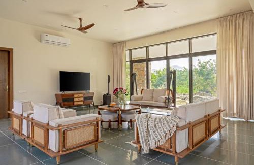 Bedla Villa | SaffronStays Camelot by the lake - 3 bedroom villa with lake view, games area and lake access