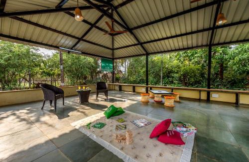 Malkhed House | SaffronStays Lakeview Nivara - Farm Stay Villa with Private Pool near Pune