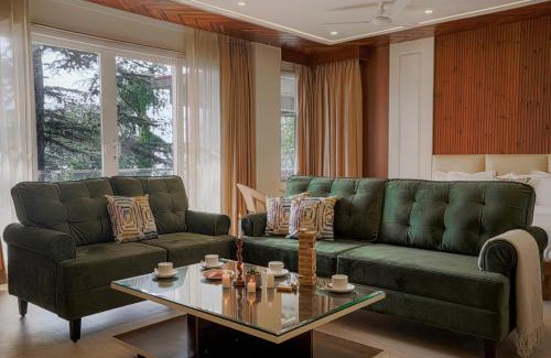 The Mall Road Villa | SaffronStays Library Enclave President Suite - 1-BHK Luxury Apt with Valley View, Mall Road Mussoorie