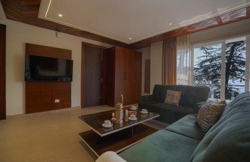 The Mall Road Villa | SaffronStays Library Enclave President Suite - 1-BHK Luxury Apt with Valley View, Mall Road Mussoorie