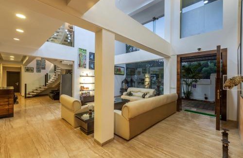 Tungarli Villa | SaffronStays Vedanta, Lonavala - villa with lawn, plunge pool and indoor games near Tungarli Lake