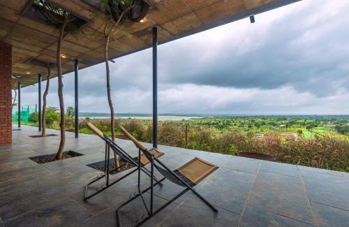 Igatpuri Villa | SaffronStays Zen, Igatpuri - lake-view villa with indoor and outdoor games