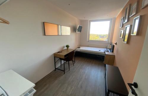 Hochheide Apartment | Sahara 3,5 Z Balkon Smart TV Küche WaMa