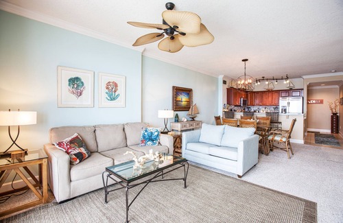 West Panama City Beach Condo | Sail Away to Emerald Isle 1210 2m to Pier Park Beach Front 2 Frnt Row Beach Chrs