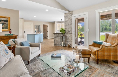Sultan House | Salmon Beach Retreat: Luxurious riverfront home w/ private sandy beach!