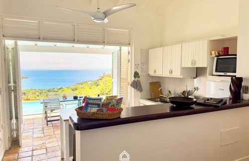 Les Anses-d'Arlets Villa | SALT Villa: Seaview with private pool and garden