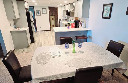 Tillicum Apartment | Saltwater Front & Mountain View Quiet Apartment for 2, wifi, AC, Pet Friendly