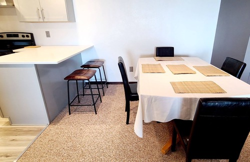 Tillicum Apartment | Saltwater Front & Mountain View Quiet Apartment for 2, wifi, AC, Pet Friendly