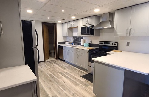 Tillicum Apartment | Saltwater Front & Mountain View Quiet Apartment for 2, wifi, AC, Pet Friendly