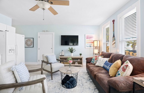 Folly Beach Apartment | Salty Shack #A - Across from the Beach - Central Location - Dogs Welcome with Approval