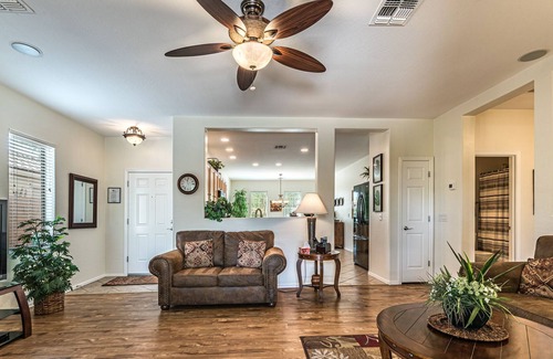 Pecan Creek House | San Tan Valley Backyard Paradise with Heated Pool, Putting Green, and Fire Pit