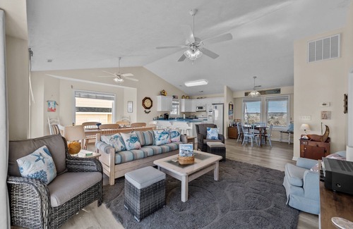 Surf City House | Sand Sational! Oceanfront 4-BR house in Surf City/Topsail Island, Pet Friendly
