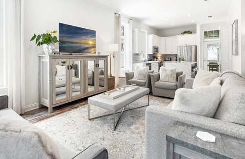 Santa Rosa Beach House | Sandcastle 79: Luxury 30A Blue Mtn Beach Home - 5 min walk to beach