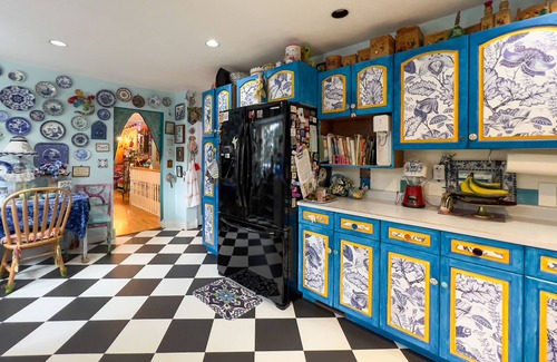 Nelson House | Sanderellas Madcap Vacation Rental unique artist home, eclectic, maximalist home