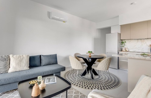 Agia Fyla Apartment | Sanders Triple - Nice 1-Bdr Apt with Balcony