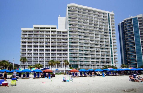 Downtown Myrtle Beach Condo | Sandy Beach Resort 220-1BR Condo Great Amenities