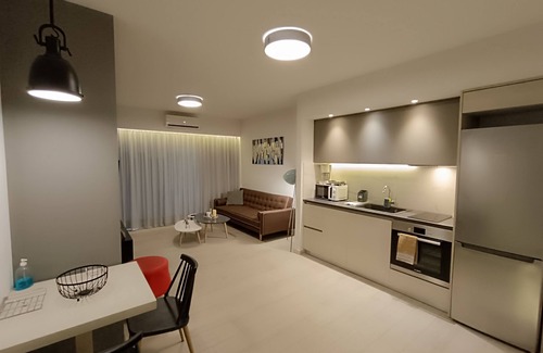 Agia Marina Apartment | Sandy Suite #1. *120m away from the sea. Cozy and fully equipped.*