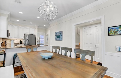 Isle of Palms House | Sandy Toes at 107 Grand Pavilion|Best Oceanfront View on Boardwalk|End Property|All New Bathroom|.