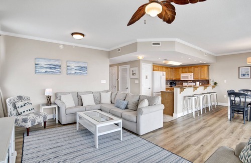 Gulf Shores Condo | Sanibel #201 - Spacious Corner Unit W/Wrap Around Balcony!