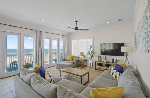 Cape San Blas House | Santorini - 5 Bedroom, 5 Bath, Gulf Front, Sleeps 16, Private Pool, Pet Friendly