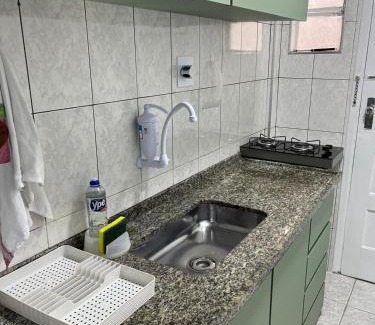 Gonzaga Apartment | Santos Kitnet Studio 150m Praia do Gonzaga 2Km Estádio do Santos FC