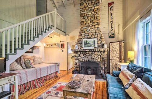 Saranac Lake House | Saranac Lake Cabin with Beach Access