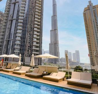 Downtown Dubai Apartment | Sarora One - Japandi-Inspired 2-Bedroom Apartment in Act One, Downtown Dubai with Balcony & Burj Khalifa View