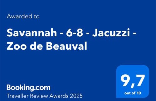 Saint-Aignan House | Savannah - 6-8 - Jacuzzi - Zoo de Beauval